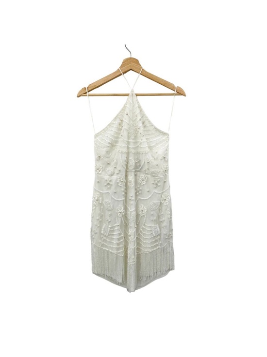 Nasty Gal Dresses & Skirts - Nasty Gal Embellished Bridal Halterneck Dress
